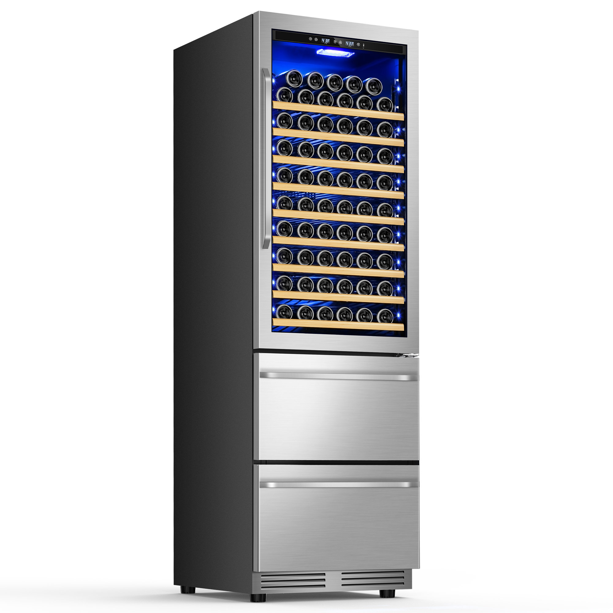 TAZPI 23.5'' Freestanding/built-in 110 Bottle And 165 Can Wine